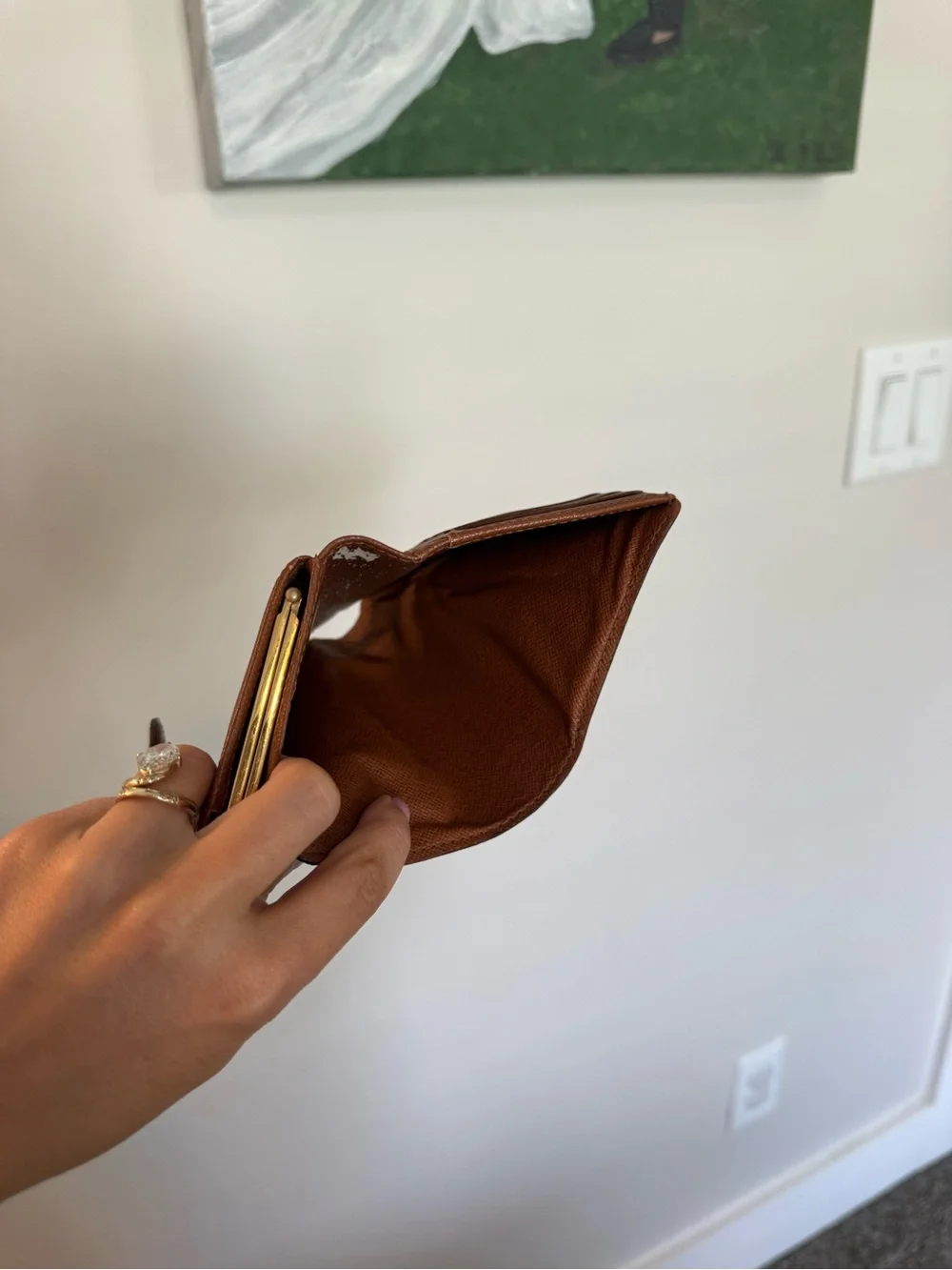 Louis Vuitton Vintage Kisslock Wallet